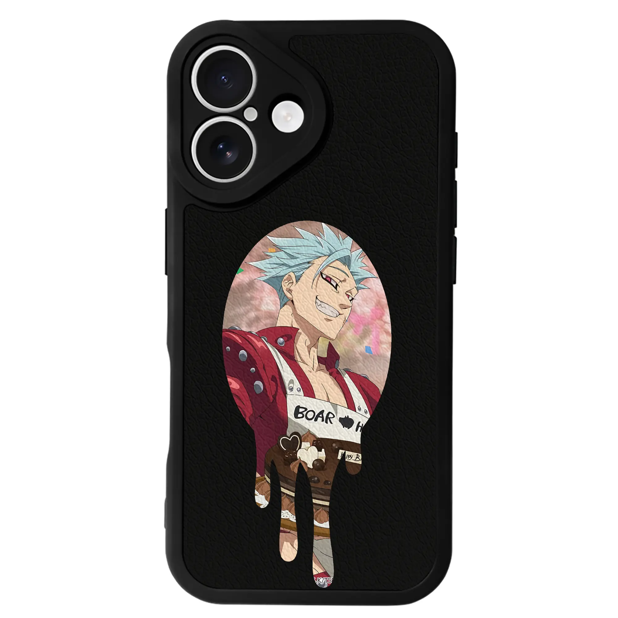 七つの大罪 グッズ バン - IPhone 16シリーズ対応 ・ シリコンスマホケース ・ レザー調 ・ 高精度フィット ・ 耐衝撃 ・ ワイヤレス充電対応 ・ 精密カット